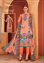 Mishri Creation Meenaz Karachi With Ciffon Dupatta Dress Material Catalog
