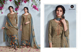 Kalarang Rangtali Jam Silk Print With Embroidery Work Dress Material Catalog