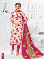 Kervi Pari Pachrangi Printed Cotton Dress Material Catalog Collection