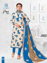 Kervi Pari Pachrangi Printed Cotton Dress Material Catalog Collection