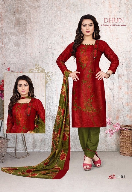 Kalyan Dresses Dhun Vol-11 Printed Cotton Dress Material Catalog Collection