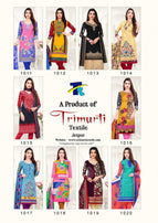 Trimurti Premleela Vol-2 Printed Cotton Dress Material Catalog Collection