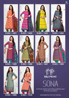 Raj Print Sona vol-29 Printed Cotton Dress Material Catalog Collection