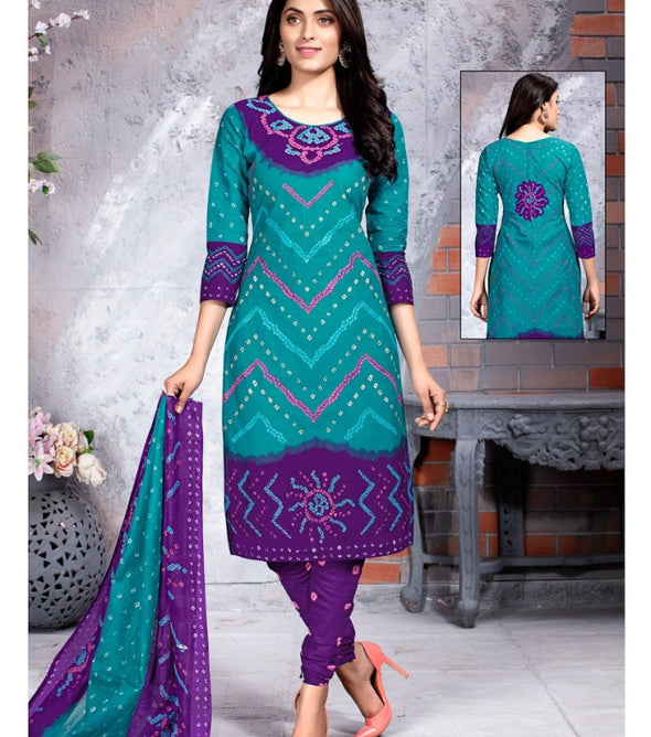 Meenaxi Chunari Special vol-3 Bandhani Print Printed Cotton Dress Material Catalog