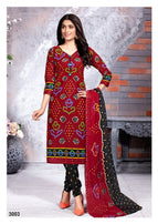 Meenaxi Chunari Special vol-3 Bandhani Print Printed Cotton Dress Material Catalog