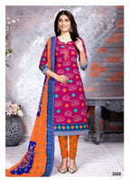 Meenaxi Chunari Special vol-3 Bandhani Print Printed Cotton Dress Material Catalog