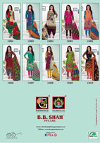 B B Shah Karishma Vol-1 Attractive Printed Cotton Dress Material Catalog