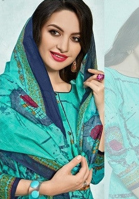 Jiyaan Mumtaz Printed Cotton Running Wear Casual Dress Material Catalog
