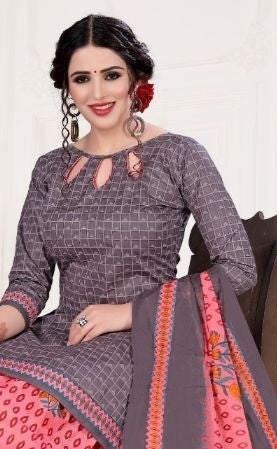 KP Priyanka Patiyala Printed Cotton Dress Material Catalog Collection