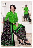 KP Priyanka Patiyala Printed Cotton Dress Material Catalog Collection