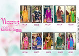 Noor Karachi Vol-9 Pakistani Printed Cotton Dress Material Catalog