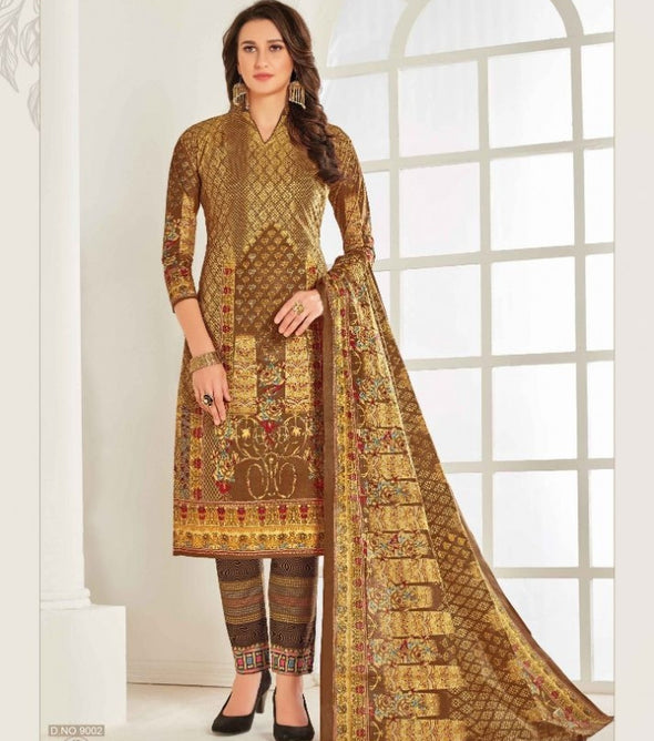 Bindee Zeeya Vol-9 Printed Cotton Dress Material Catalog Collection