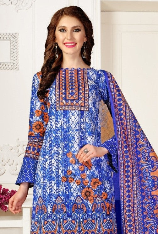 Deepkala Ayesha Printed Cotton Dress Material Catalog Collection