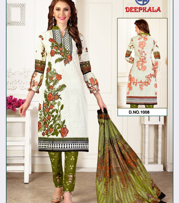 Deepkala Ayesha Printed Cotton Dress Material Catalog Collection