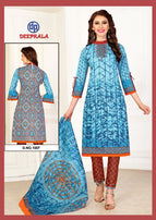 Deepkala Ayesha Printed Cotton Dress Material Catalog Collection