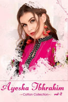 Nafisa Ayesha Ibrahim Vol-2 Pakistani Print Cotton Dress Material Catalog