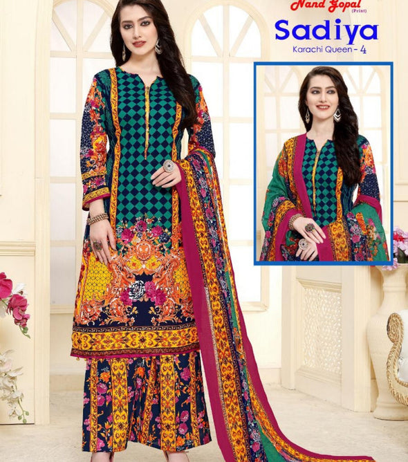 Nandgopal sadiya karachi Printed Dress Material Catalog Collection