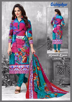 Nafisa Cotton Gulmohar Karachi Queen Printed Dress Material Catalog
