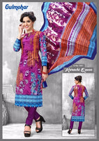 Nafisa Cotton Gulmohar Karachi Queen Printed Dress Material Catalog