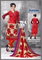 Nafisa Cotton Gulmohar Karachi Queen Printed Dress Material Catalog