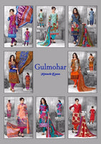 Nafisa Cotton Gulmohar Karachi Queen Printed Dress Material Catalog