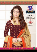 Arihant Lassa Ikkat Special Printed Cotton Wholesale Catalog Collection