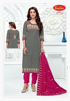 Baalar Zaara Vol-5 Printed Cotton Reasonable Range Dress Material Catalog