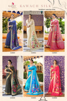 Rajtex Kawach Silk Handloom Silk Saree Catalog Collection