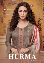 Eba Lifestyle Hurma Vol-27 Jam Cotton Plazzo Style Salwar Kameez Catalogs