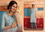Kessi Rangoon First Look Pure Muslin Long Kurti With Silk Print Plazzo Catalog