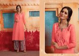 Kessi Rangoon First Look Pure Muslin Long Kurti With Silk Print Plazzo Catalog