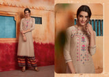 Kessi Rangoon First Look Pure Muslin Long Kurti With Silk Print Plazzo Catalog