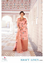 Rajtex Kraft Linen Saree Catalog Collection