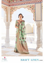 Rajtex Kraft Linen Saree Catalog Collection