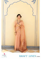 Rajtex Kraft Linen Saree Catalog Collection