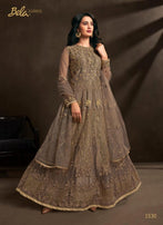 Bela Fashion Zaara Net Fabric Designer Gowns Catalog Collection