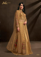 Bela Fashion Zaara Net Fabric Designer Gowns Catalog Collection