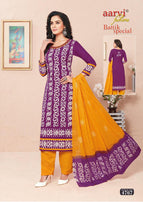 Aarvi Batik Special Vol-12 Printed Cotton Dress Material Catalog Collection