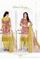 Apna Cotton Razia Sultan Vol-21 Karachi Cotton Dress Material Catalog Collection