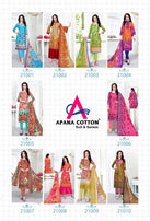 Apna Cotton Razia Sultan Vol-21 Karachi Cotton Dress Material Catalog Collection