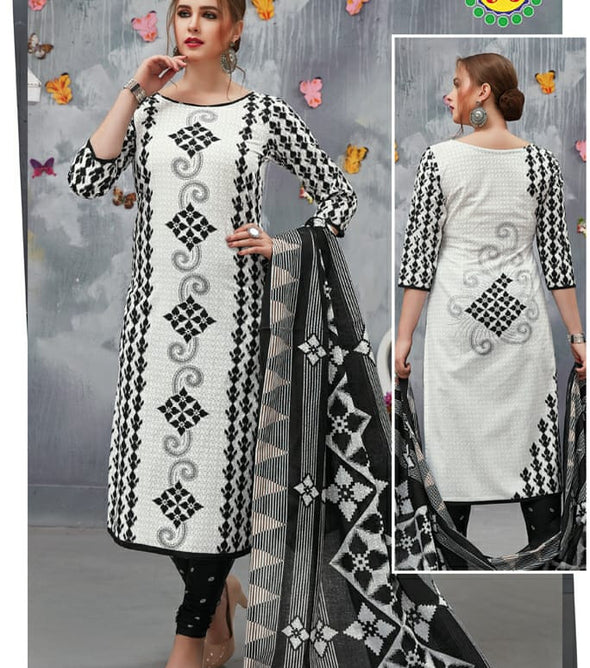 JT Black Beauty Vol-4 Jetpur Cotton Dress Material Catalog Collection