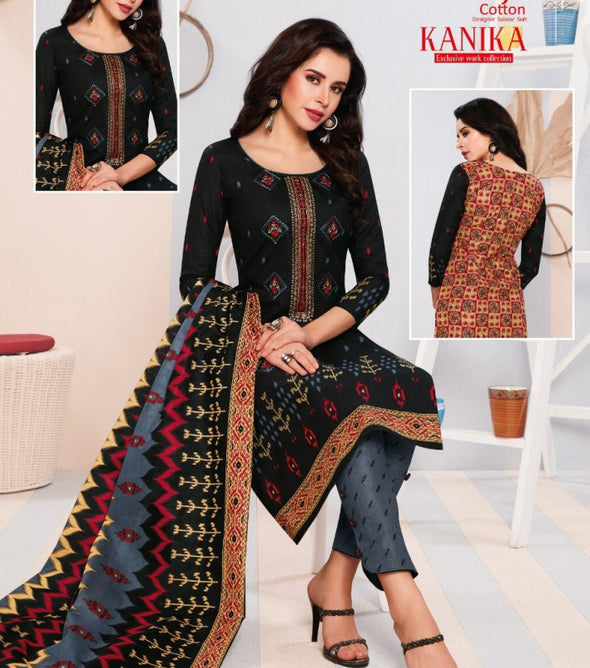 Balaji Kanika Vol-1 Exclusive Work Collection Dress Material Catalog