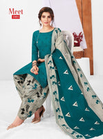 Navkar Meet Patiyala Special Cotton Dress Material Catalog Collection