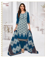 Pranjul Priyanka Vol-15 Attractive Printed Cotton Dress Material Catalog