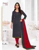 Pranjul Priyanka Vol-15 Attractive Printed Cotton Dress Material Catalog