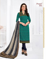 Pranjul Priyanka Vol-15 Attractive Printed Cotton Dress Material Catalog