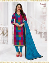 Pranjul Priyanka Vol-15 Attractive Printed Cotton Dress Material Catalog