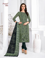 Pranjul Priyanka Vol-15 Attractive Printed Cotton Dress Material Catalog