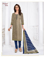 Pranjul Priyanka Vol-15 Attractive Printed Cotton Dress Material Catalog