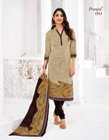 Pranjul Priyanka Vol-15 Attractive Printed Cotton Dress Material Catalog